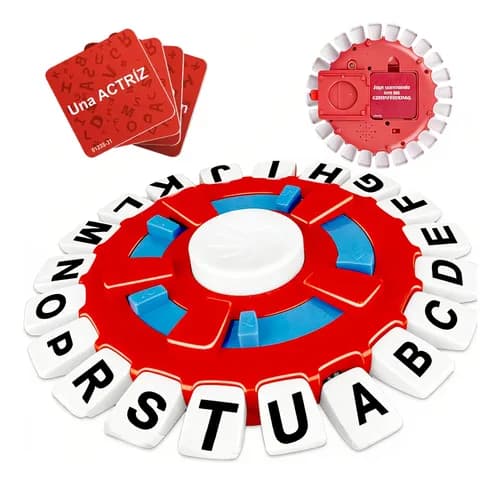 Juego De Mesa Naipe Familiar Palabra Ortografía Rápido Rojo