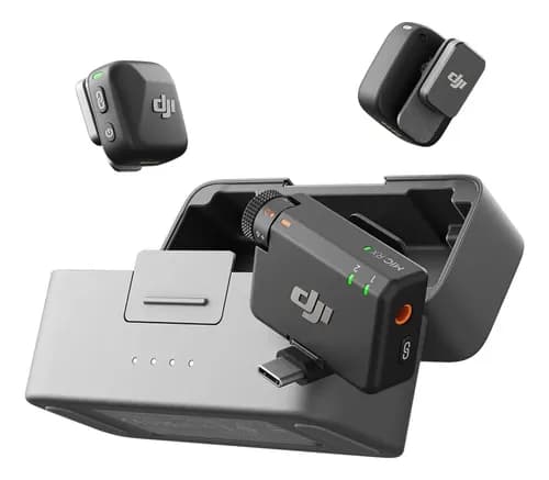 Dji Mic Mini 2 Tx 1 Rx Y Estuche De Carga Micrófono Inalámbrico Superligero Con Audio De Alta Calidad 48h De Usoy Cancelación De Ruido