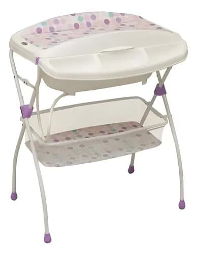 Bañera De Bebé Prinsel Onda Charola Cambiador Color Rosa