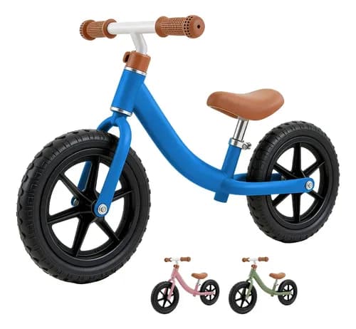 Bicicleta De Equilibrio Sin Pedales Entrenadora Para Niños Color Azul