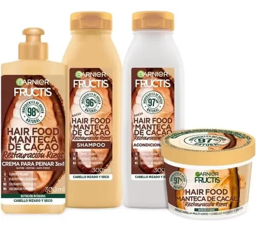 Kit Garnier Fructis Hair Food Cacao