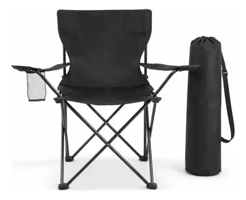 Silla Jolbird Plegable Gnbhc01 De Playa Alberca Camping Pesca 1 Pz Negro