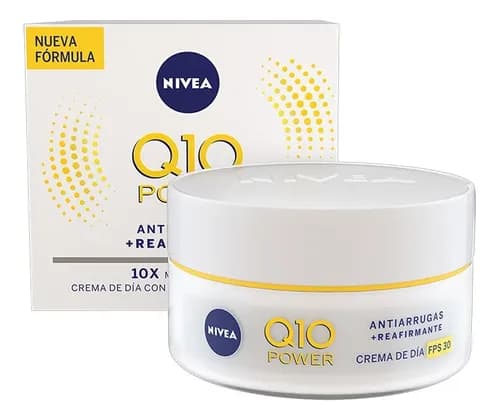 Crema Facial Nivea Q10 Antiarrugas Reafirmante FPS30 50 Ml
