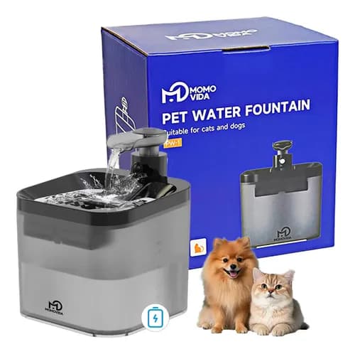 Bebedero Para Gatos 2.2L Inalámbrico Inteligente