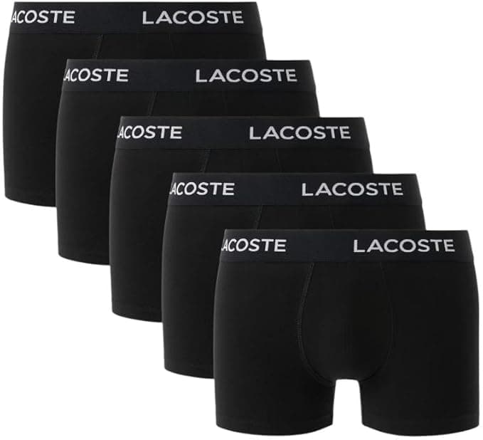 Lacoste Pack de 5 calzoncillos de punto de algodón para hombre