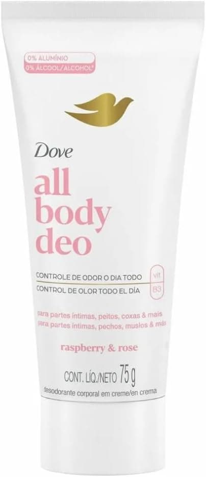 Dove Desodorante Corporal Crema Raspberry & Rose 75g