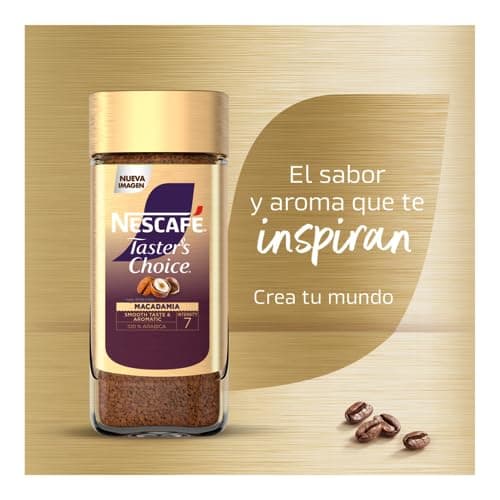 Nescafé Tasters Choice Macadamia Café Soluble Liofilizado Frasco de 100g