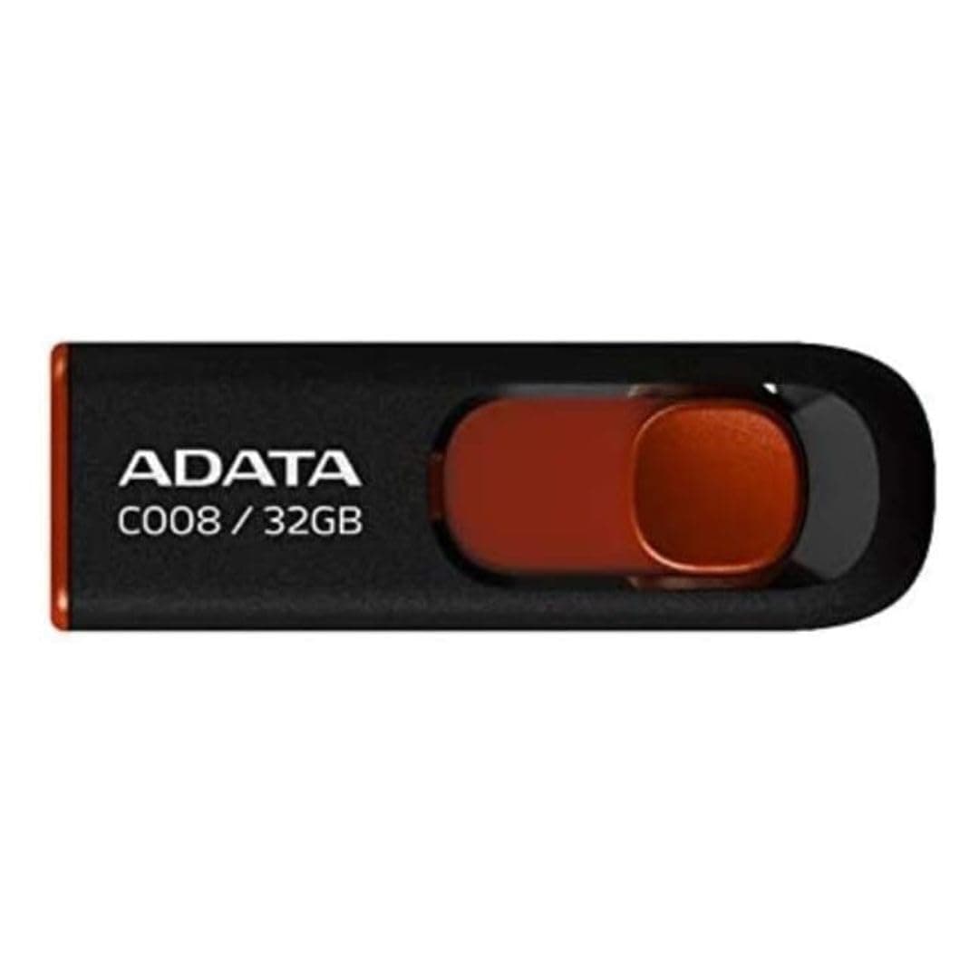 ADATA 32 GB Memoria Flash USB 2.0 Deslizable Color Negro
