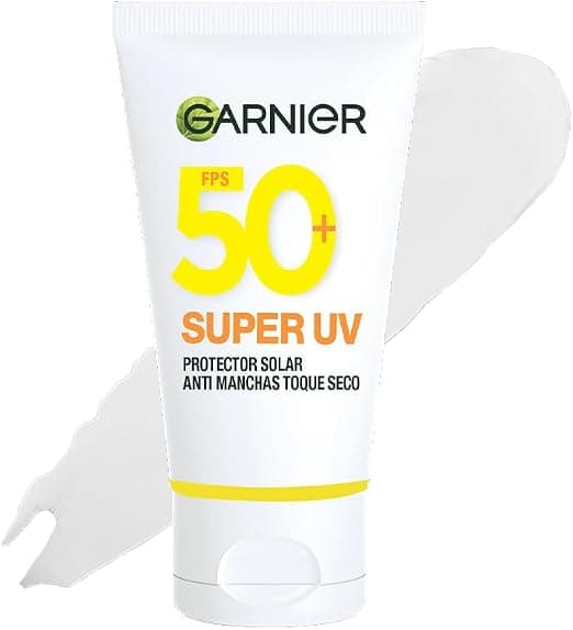 Garnier Super UV Toque Seco FPS 50+ Protector Solar Facial Control de Brillo