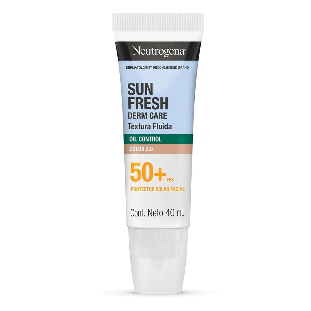 Neutrogena® Protector Solar Facial Sun Fresh Derm Care Oil Control Fluido con Color 40ml