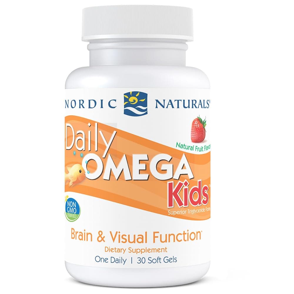 Nordic Naturals Daily Omega Kids EPA DHA Fresa 30 Cápsulas Masticables