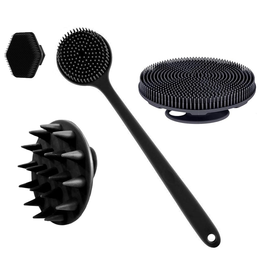 cepillo de silicona para cuerpo