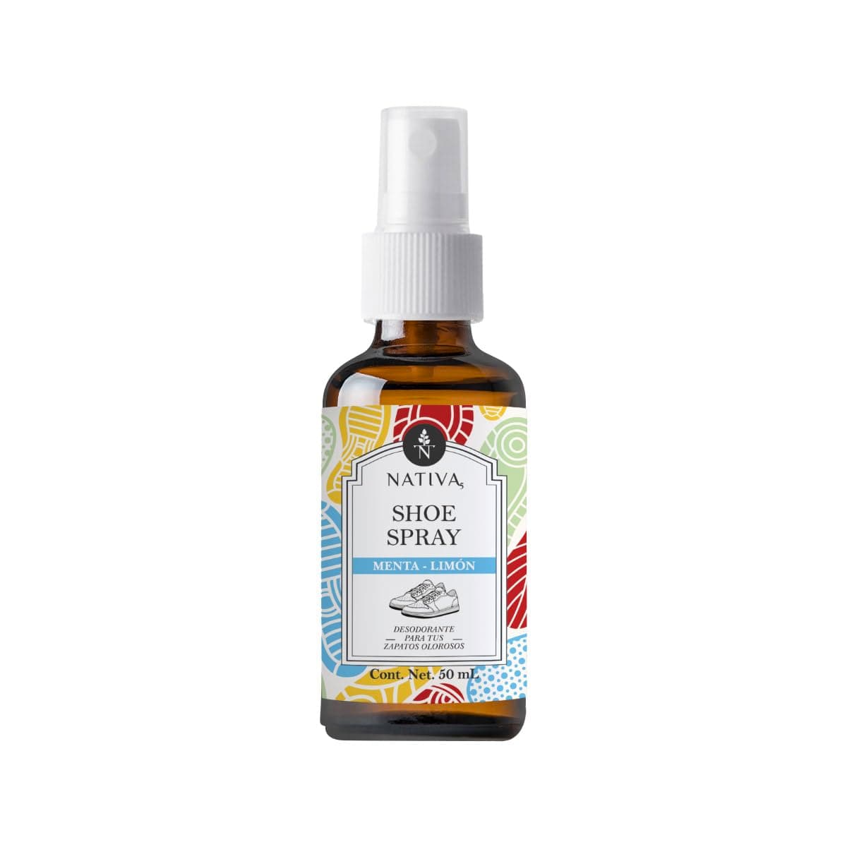 Nativa 5 Shoe Spray desodorante para zapatos menta y limón extra fuerte