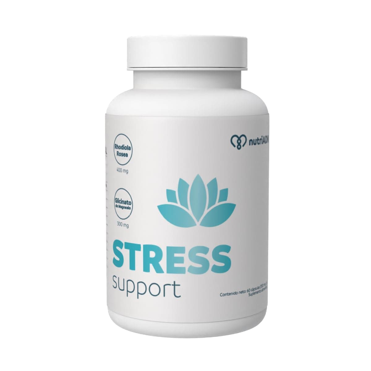 nutriADN – STRESS SUPPORT – Suplemento 60 Cápsulas de 550 mg
