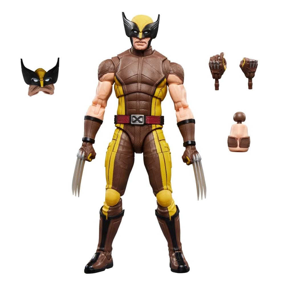 Marvel Legends Wolverine Traje Marrón 15 cm
