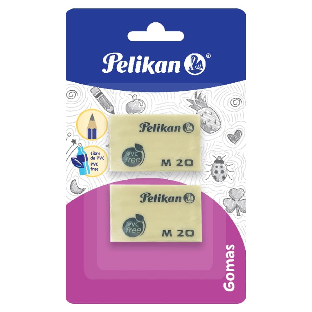 Pelikan Tarjeta de Gomas de Migajón Modelo M 20 ideal para uso Artistico o Escolar