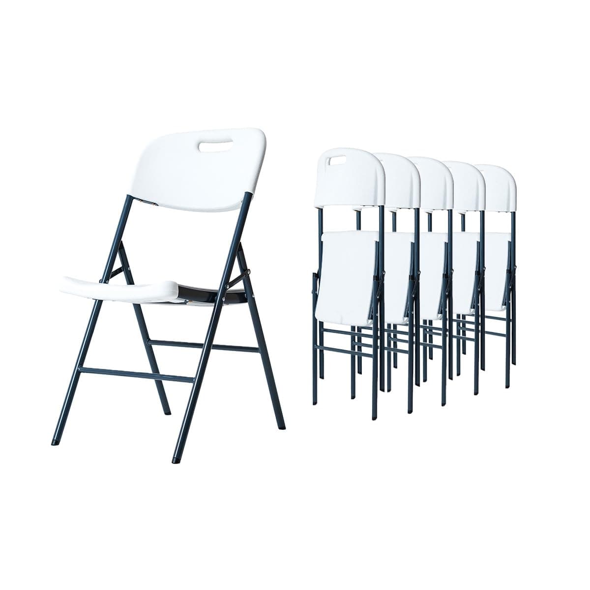 LOOMBER Sillas Plegables Blancas