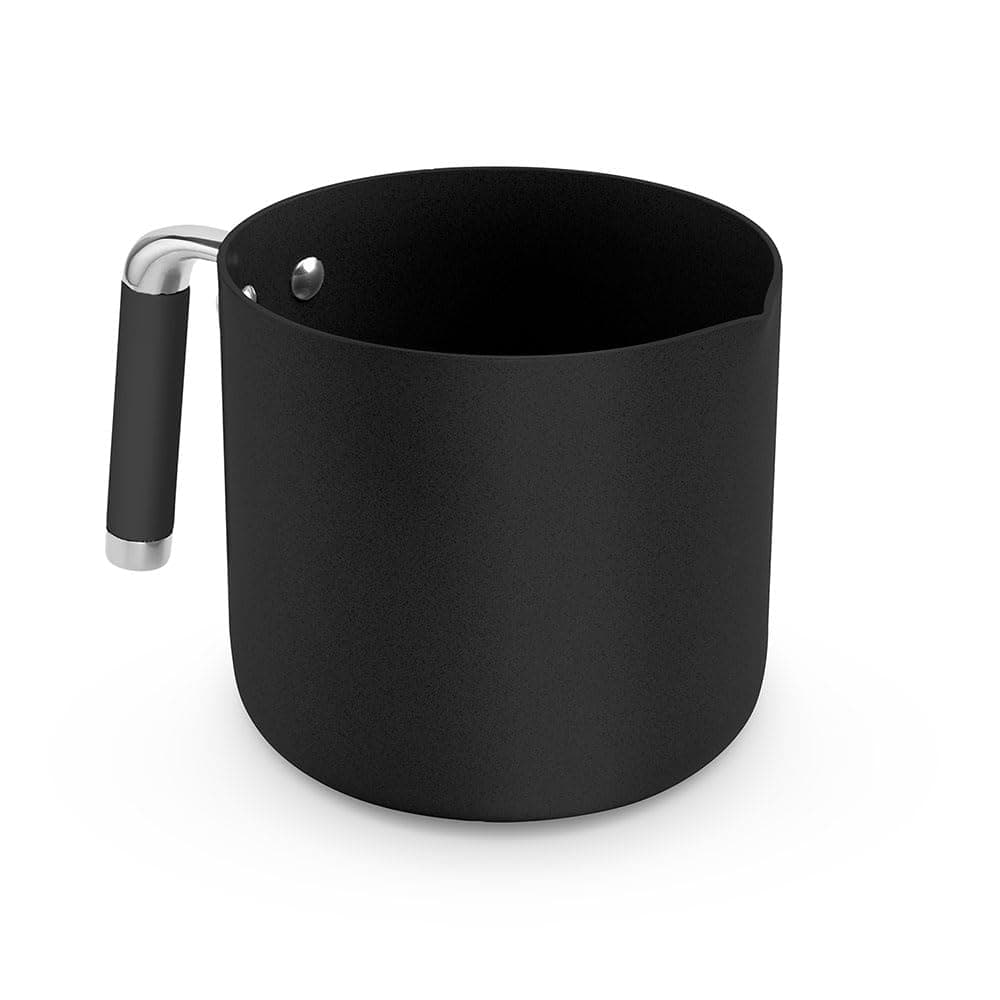 JadeCook Pocillo Hervidor Antiadherente de Acero Inoxidable 14 cm 1.8 Litros Jade Black para Hervir