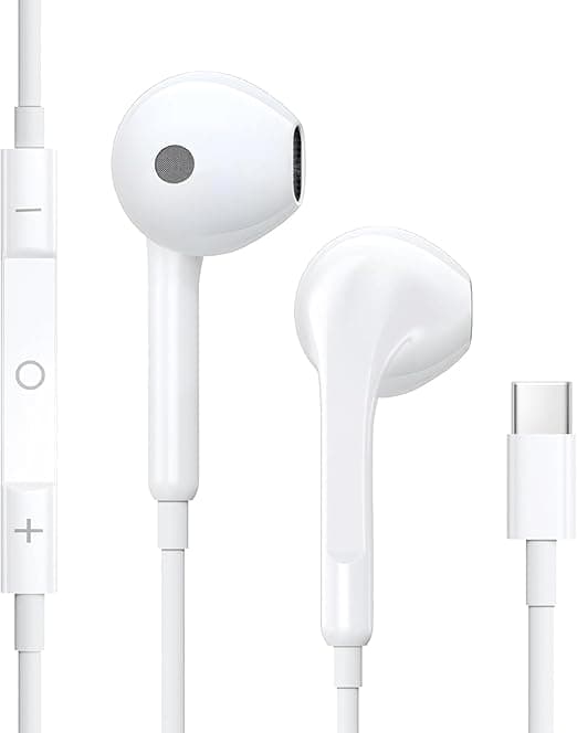 Audífonos Tipo C, Audífonos Alámbricos para iPhone 17/16/15