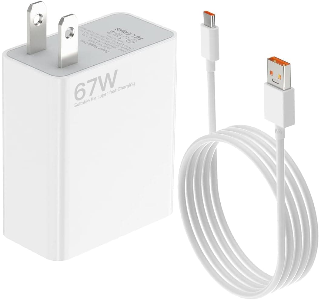 ZSYSKELI 67W Cargador USB C Carga Rapida Compatible para Xiaomi 11T 12 13T 14