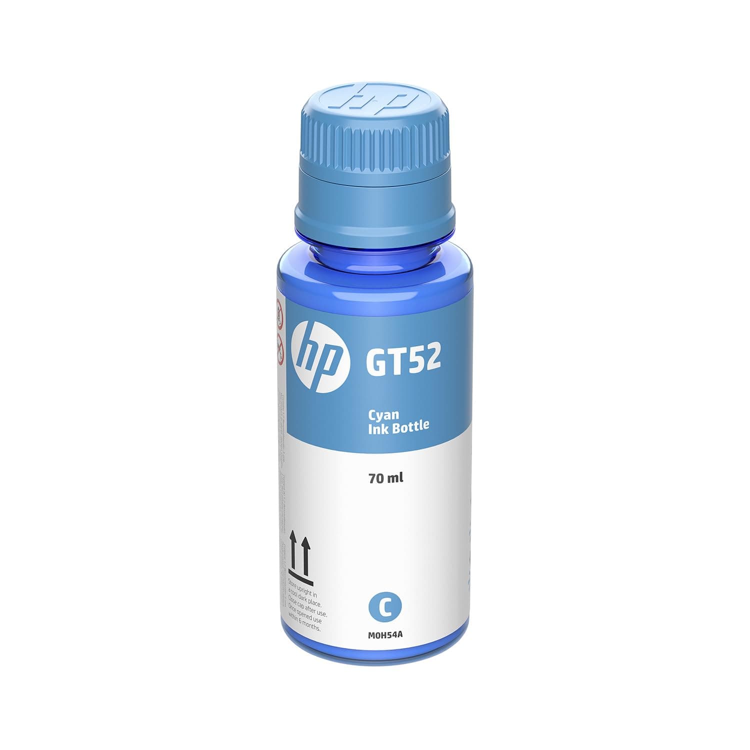 HP Botella de Tinta Cian GT52 Original (M0H54AL) Compatibilidad DeskJet GT 5800 Series