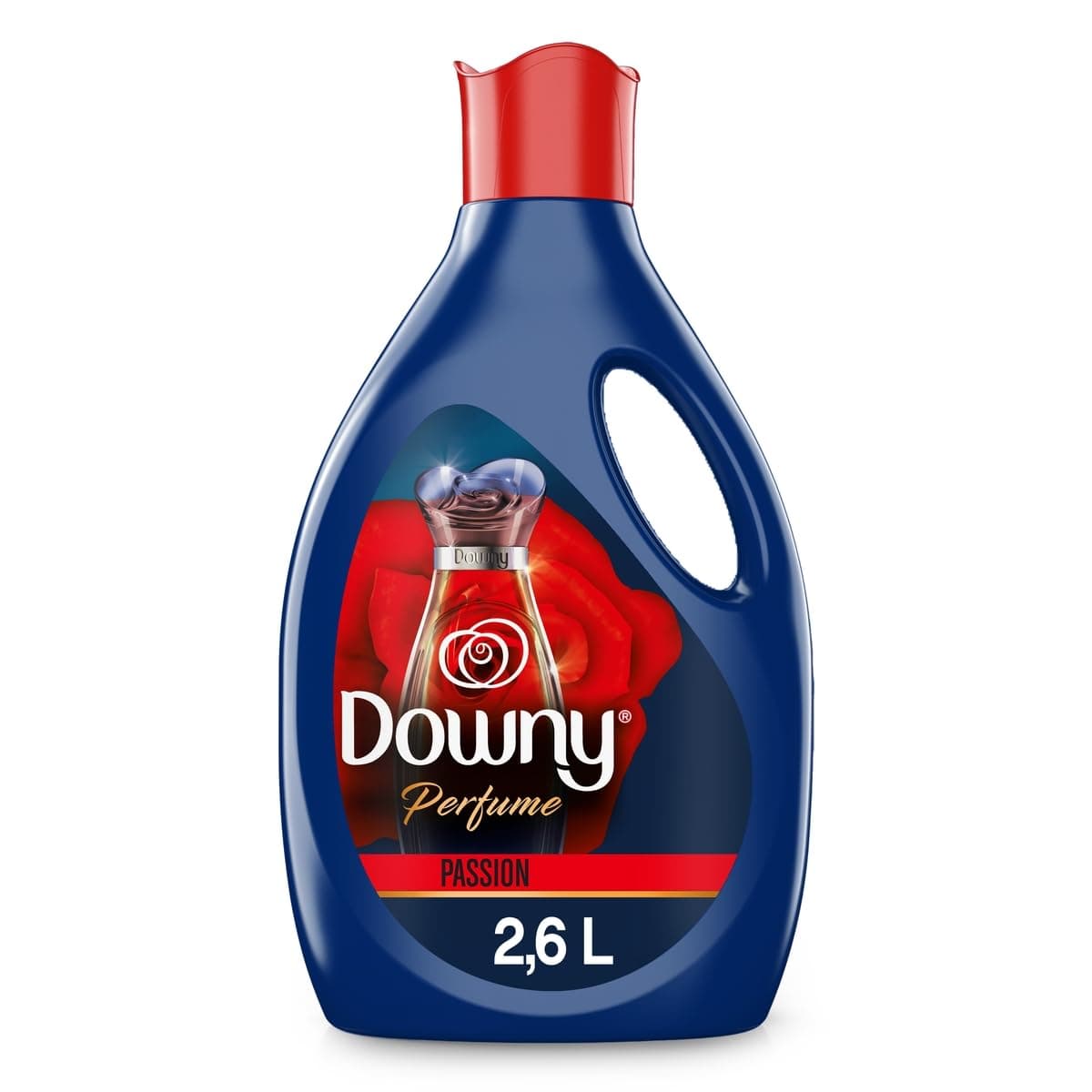 Downy Suavizante Passion, perfume sofisticado toque de frutos rojos, 2.6L