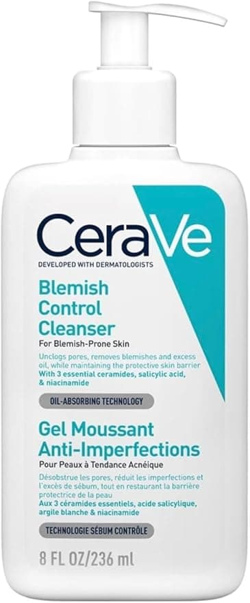 CeraVe Gel Limpiador Control Imperfecciones Para Piel