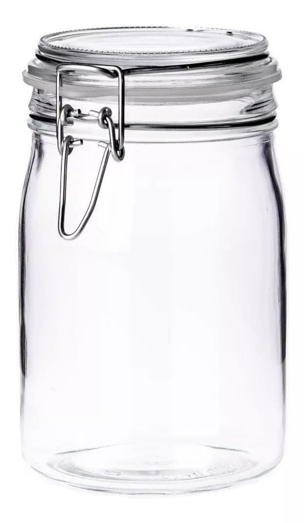 Borgonovo Normal Contenedor Hermetico de Vidrio 1000ml