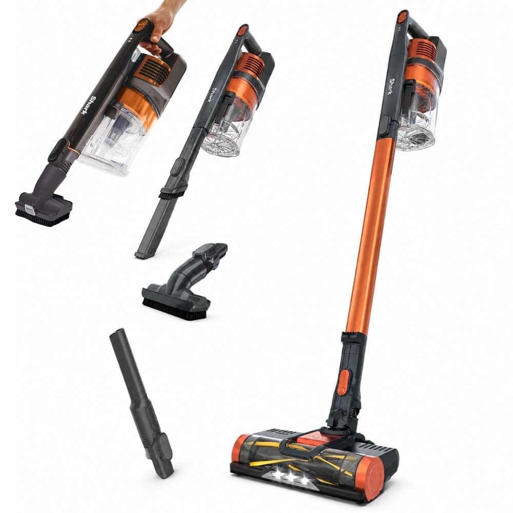 Shark Pet Pro Aspiradora Inalámbrica PowerFins Pelo Mascotas IZ142LAA