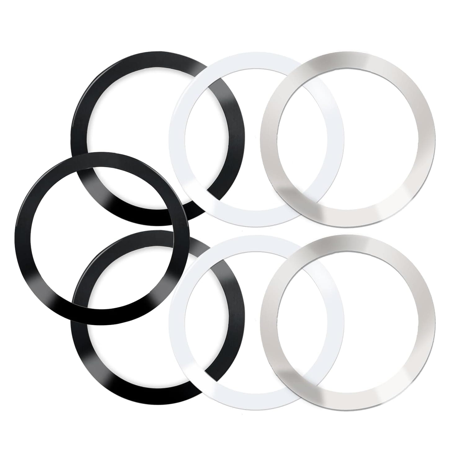 ACOVARK (7pcs) Anillo de Metal Magnético Safe para Celular Auto Cargador