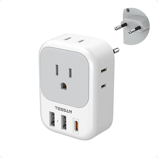 TESSAN Adaptador Europeo Viaje