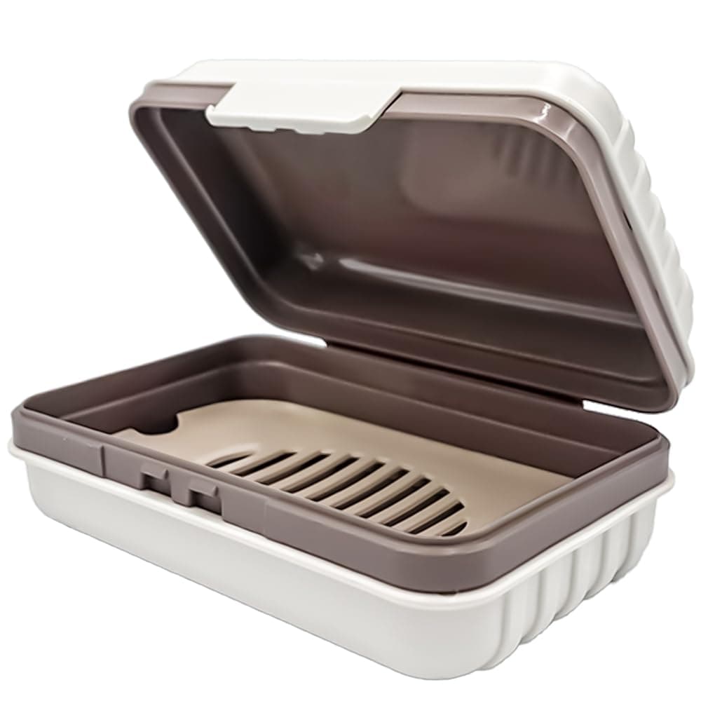 HAKUKU Jabón de Viaje, Bandeja de Jabón de Baño Portátil