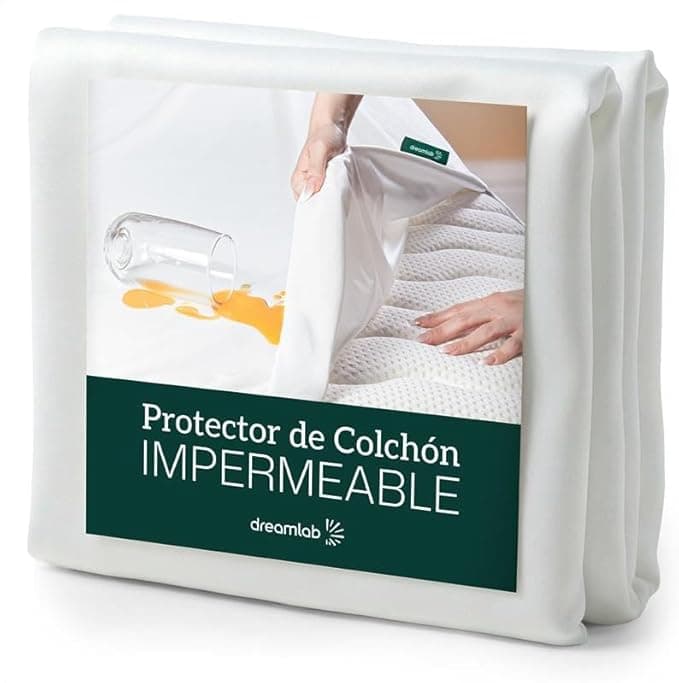Dreamlab Protector de Colchón 100% Impermeable