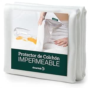 Dreamlab Protector de Colchón 100% Impermeable