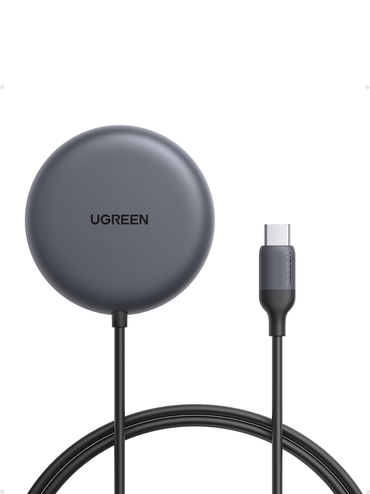 UGREEN 25W Cargador Inalámbrico Certificado Qi2.2 Cargador MagSafe, Negro