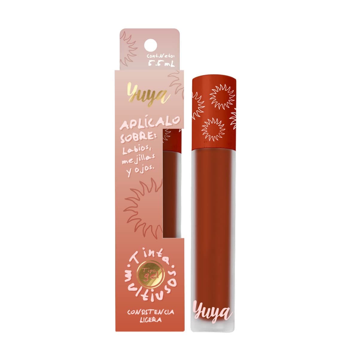 Republic Cosmetics Yuya Tinta multiusos Soledad de larga duración para labios