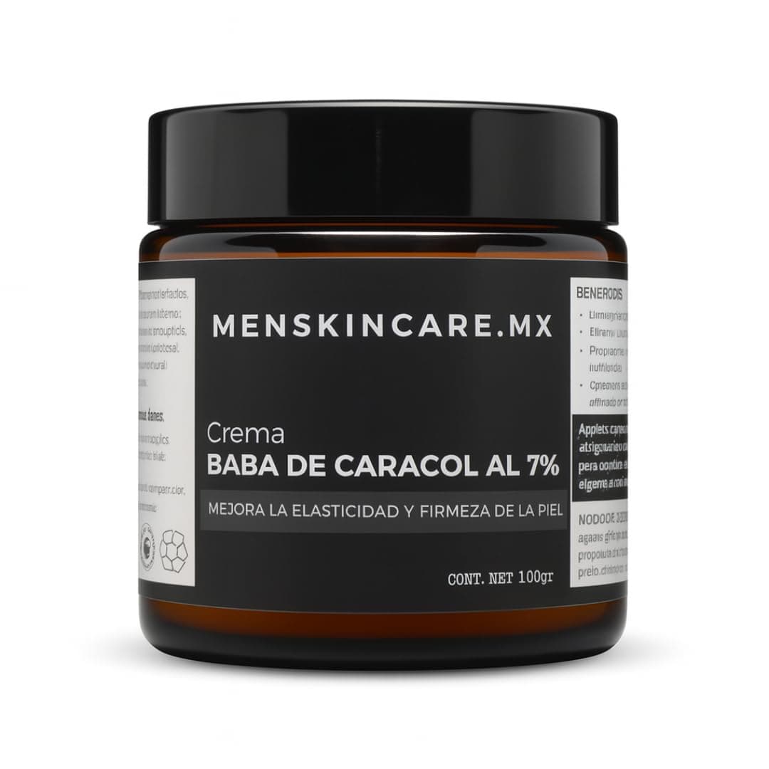 100gr Crema Baba de Caracol para Hombres; regenera la piel dañada