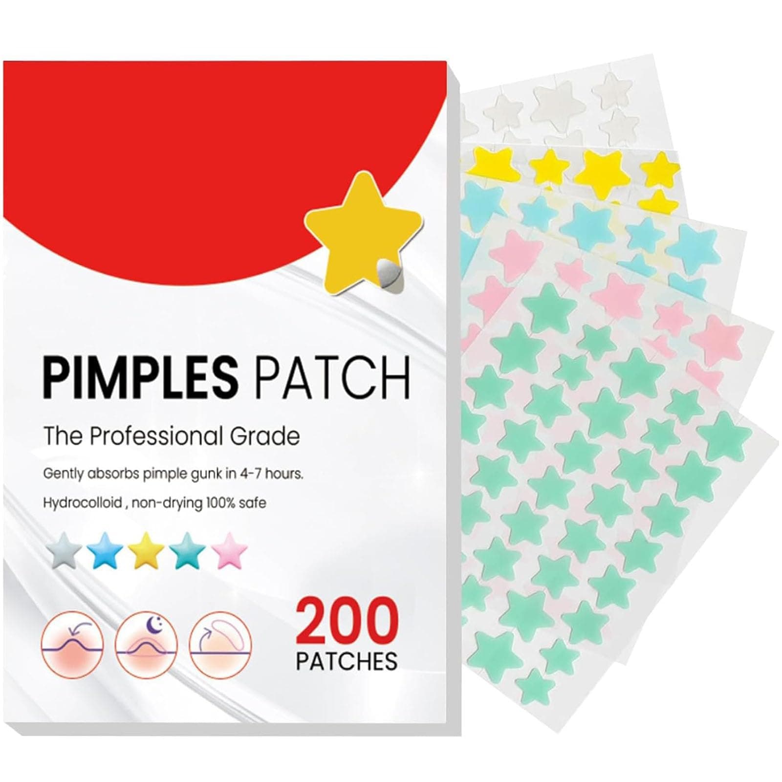 LUHI 200PCS Parches para Acne