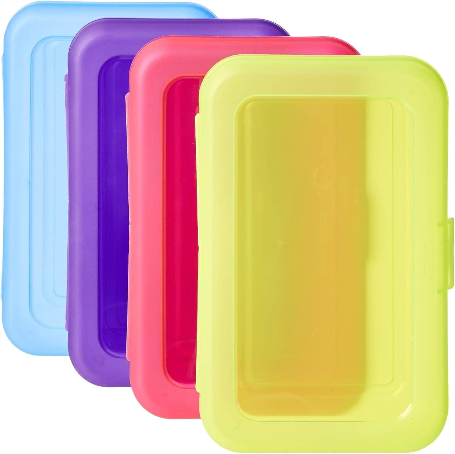 Amazon Basics - Caja de plástico para lápices