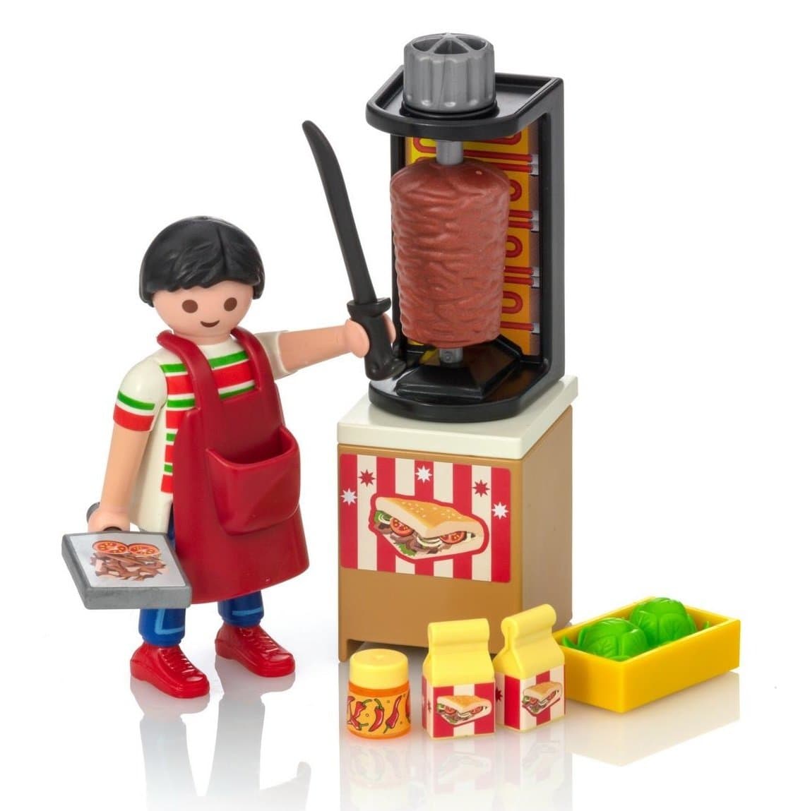 Playmobil Set Puesto de Kebab