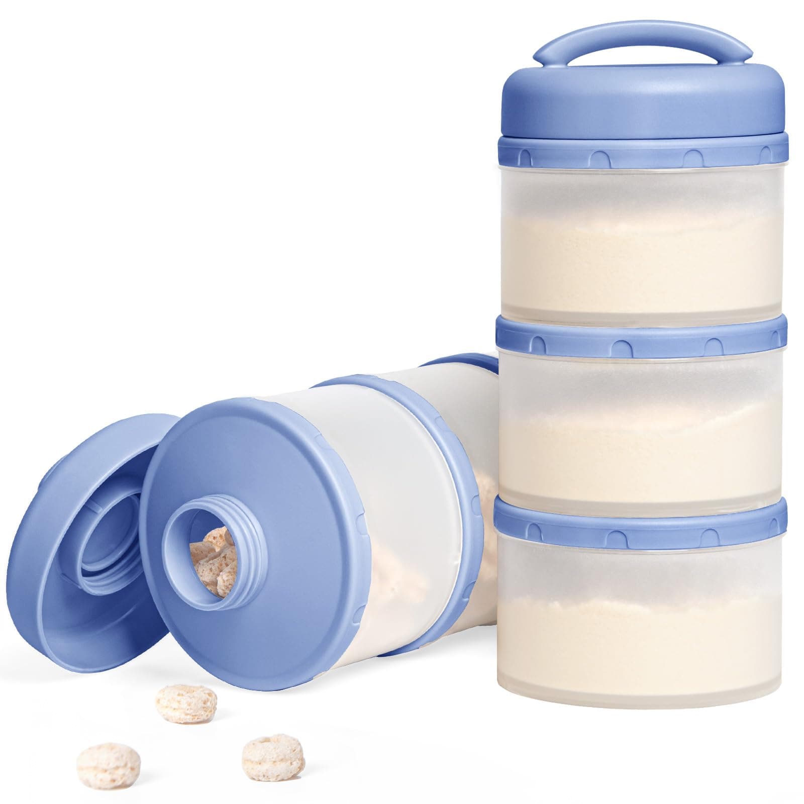 Termichy Dosificador de Leche en Polvo Dispensadores de Leche en Polvo Apilable Recipientes de