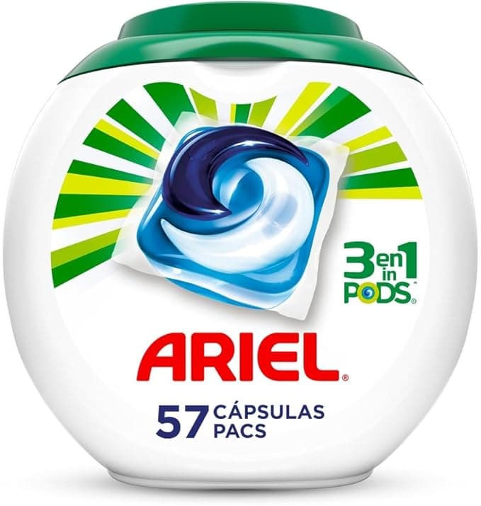 Ariel Detergente en Cápsulas 3en1 57 pcs