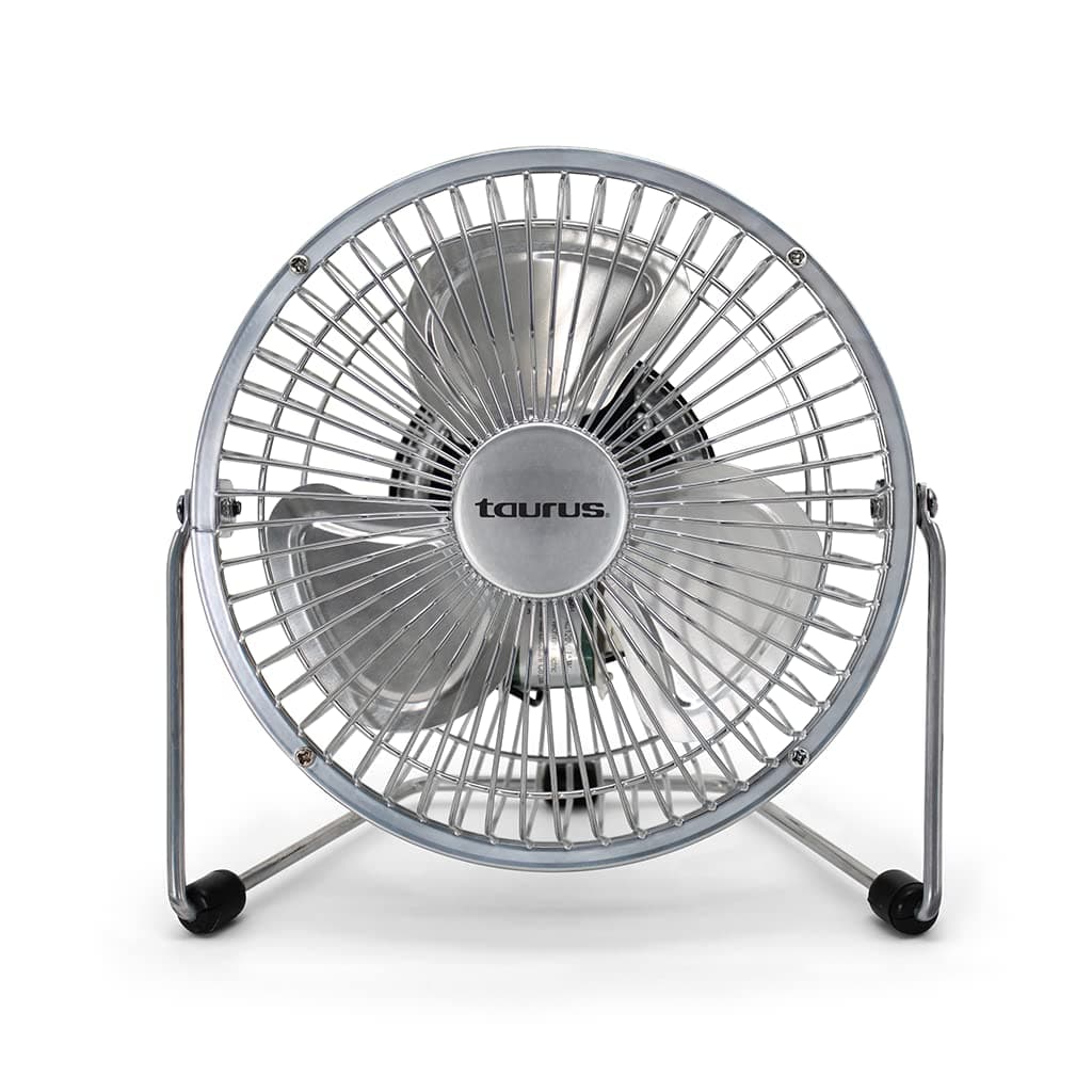 TAURUS NEPTUNE | Ventilador de escritorio | 6 in | 15.2 cm | rejilla y acabados metálica
