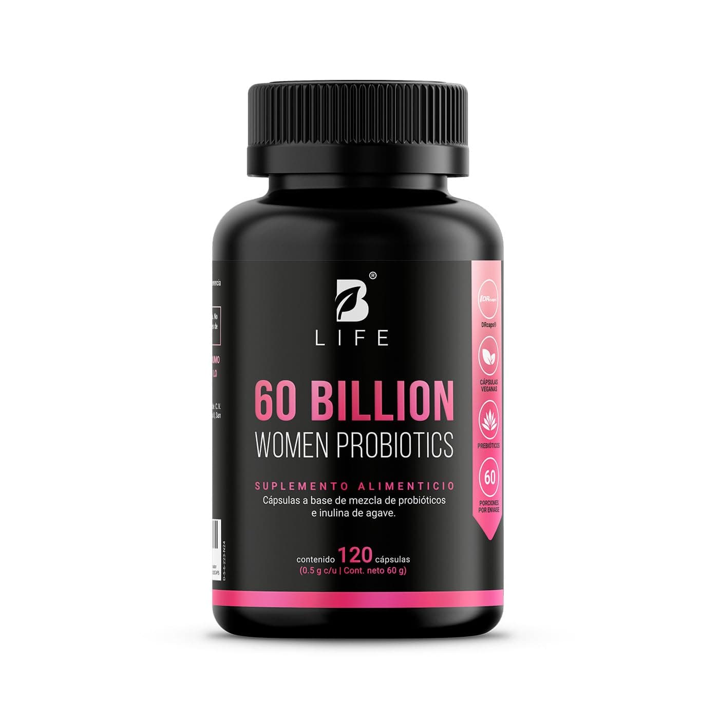 B Life Probióticos 60 Billones para Mujer 120 cápsulas