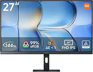XIAOMI Monitor A27i 2026 | 27" Panel IPS | Resolución FHD (1920 * 1080) | 144Hz | Amplia Gama de