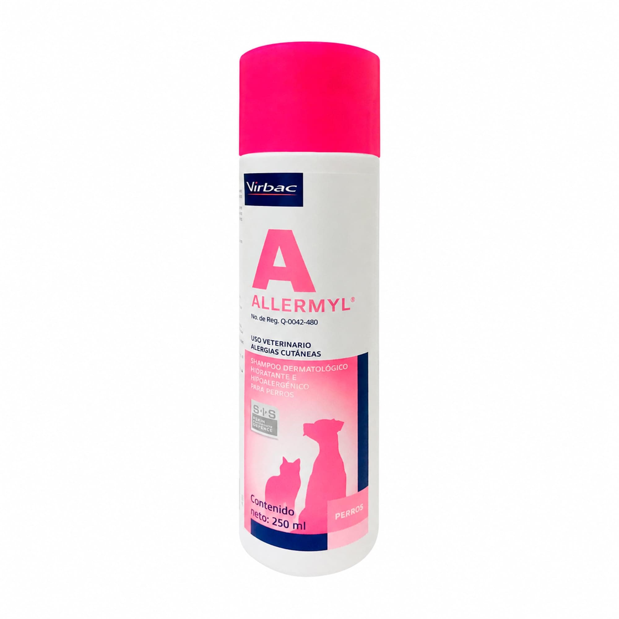 Virbac Shampoo Allermyl 250ml Perros y Gatos, Piel Sensible