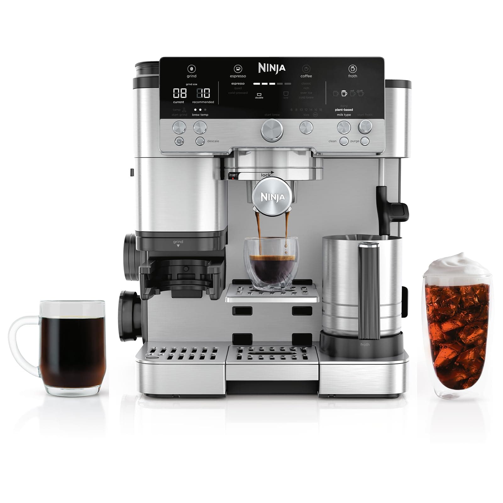 Ninja Luxe Café Premier Espresso + Gotero + Cold Brew Molino ES601