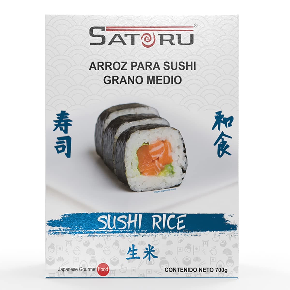 Satoru Arroz Para Sushi, tipico harinoso, 700 gramos