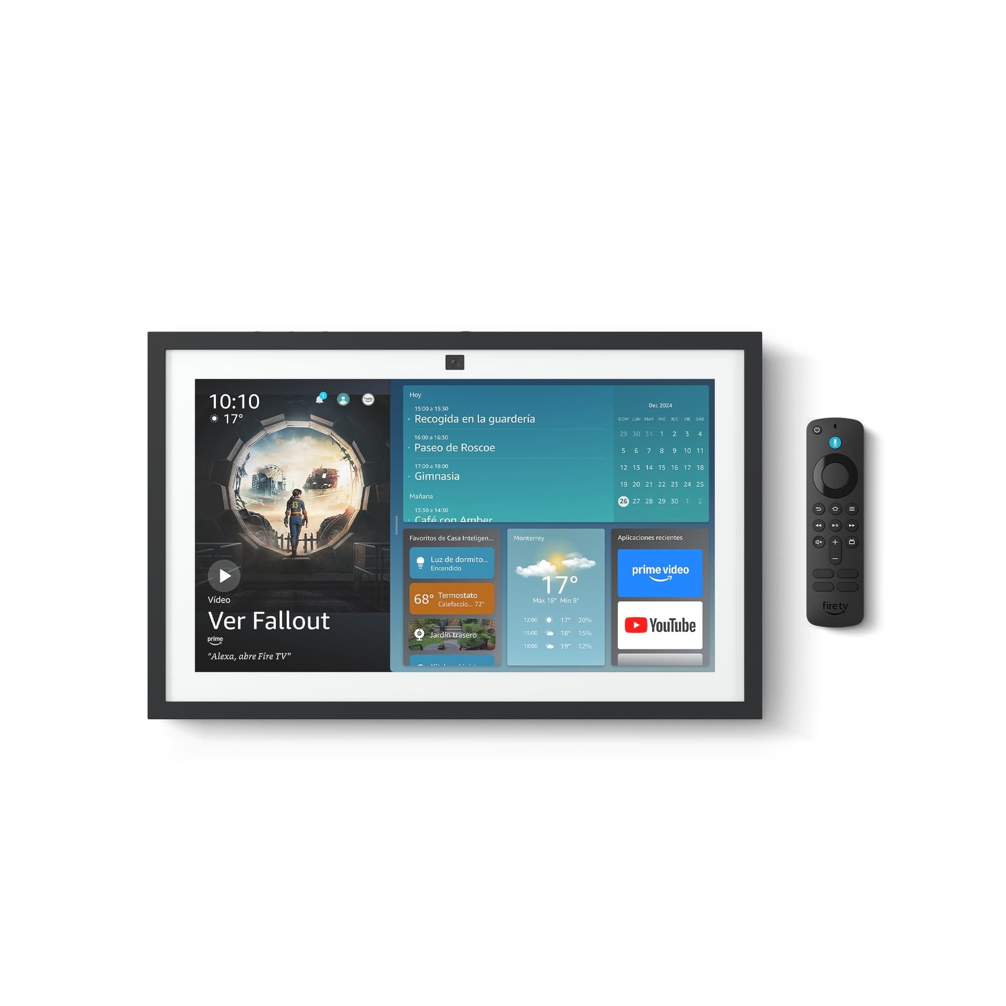 Amazon Echo Show 15 (último modelo). Hub para cocina Full HD de 15.6″ para organizar el hogar