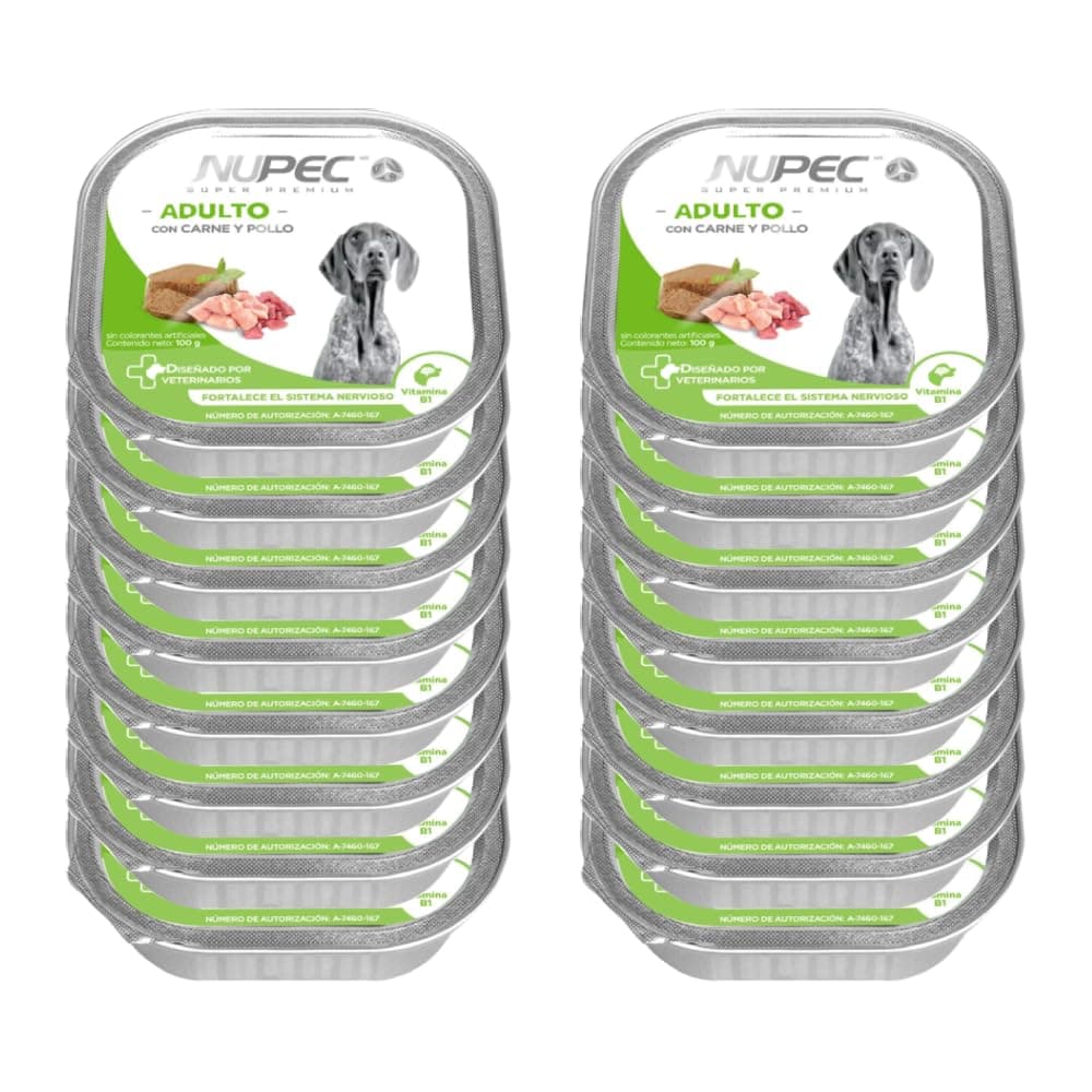 Nupec Alimento Húmedo para Perro Adulto Pack 16 latas